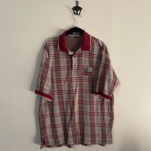 Vintage Plaid Alabama Polo